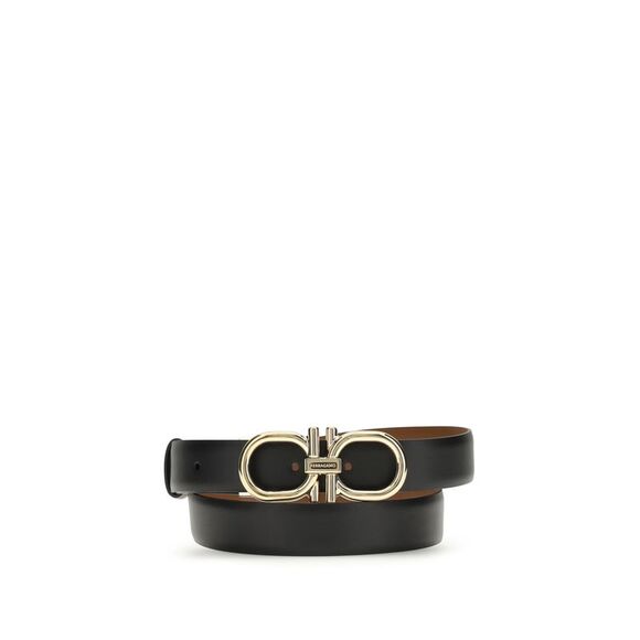 Ferragamo Women Adjustable And Reversible Gancini Belt